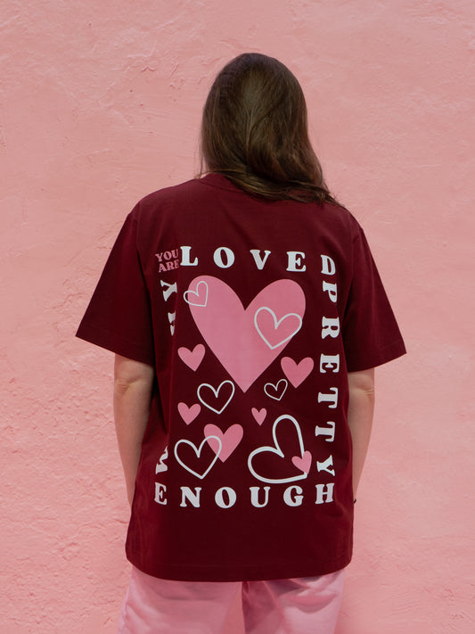 Burgundy Love Shirt