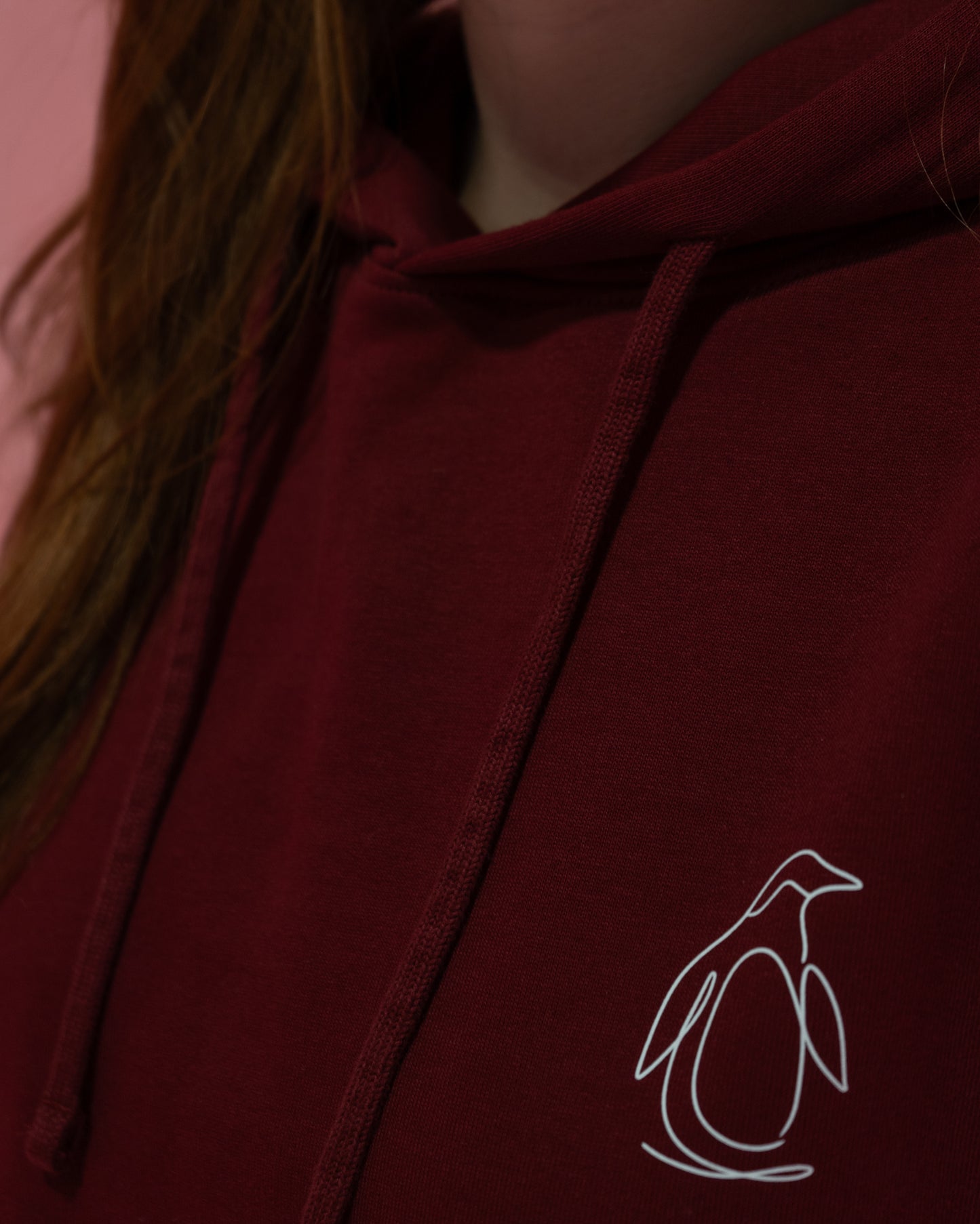 Burgundy Love Hoodie